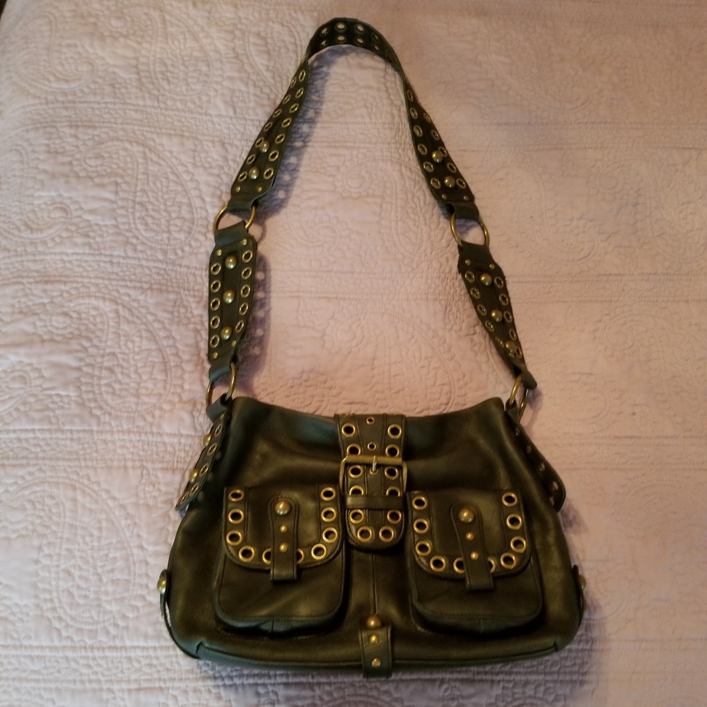 Black Leather Betsey Purse